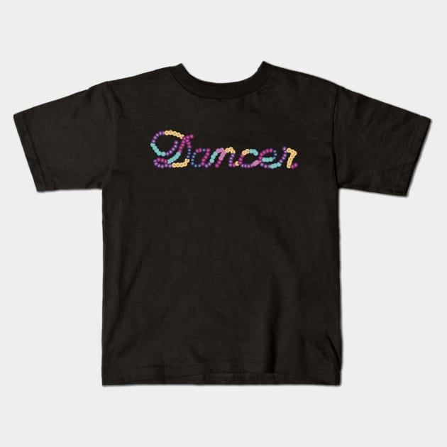 Dancer Kids T-Shirt by Raintreestrees7373